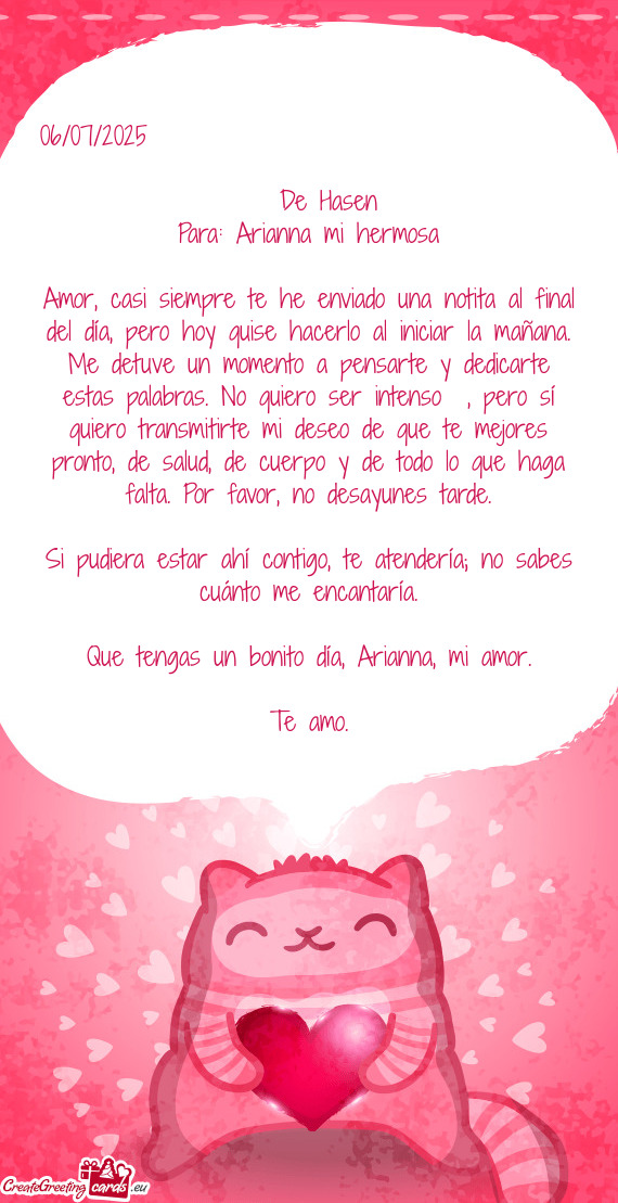 06/07/2025          De Hasen