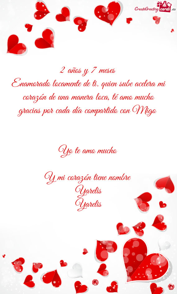 2 años y 7 meses