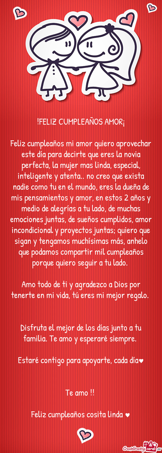 A dueña de mis pensamientos y amor, en estos 2 años y medio de alegrías a tu lado, de muchas emoc