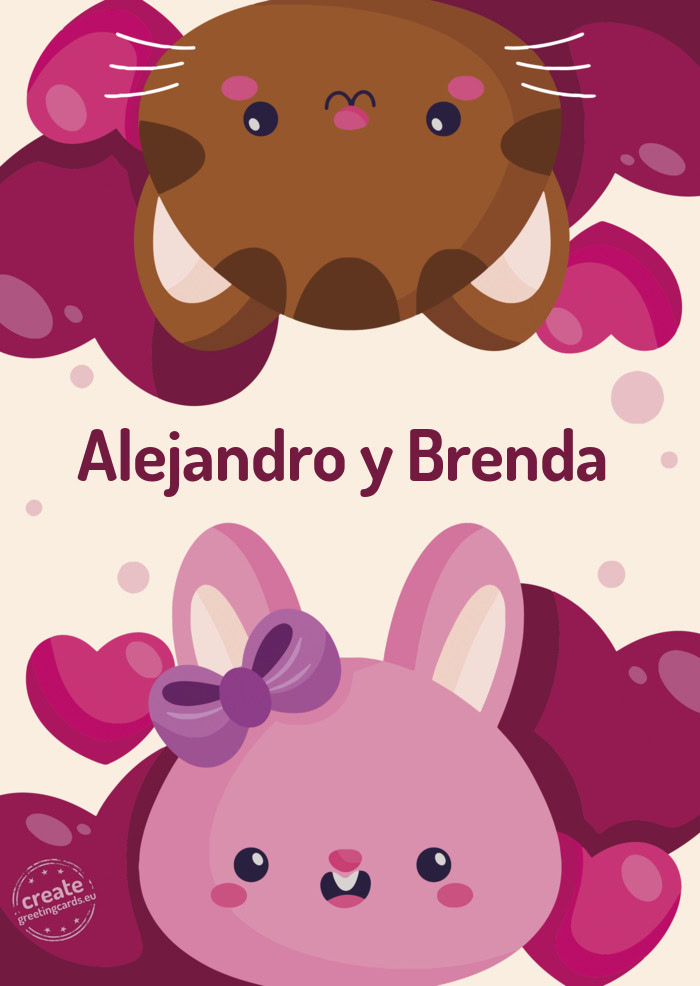 Alejandro y Brenda