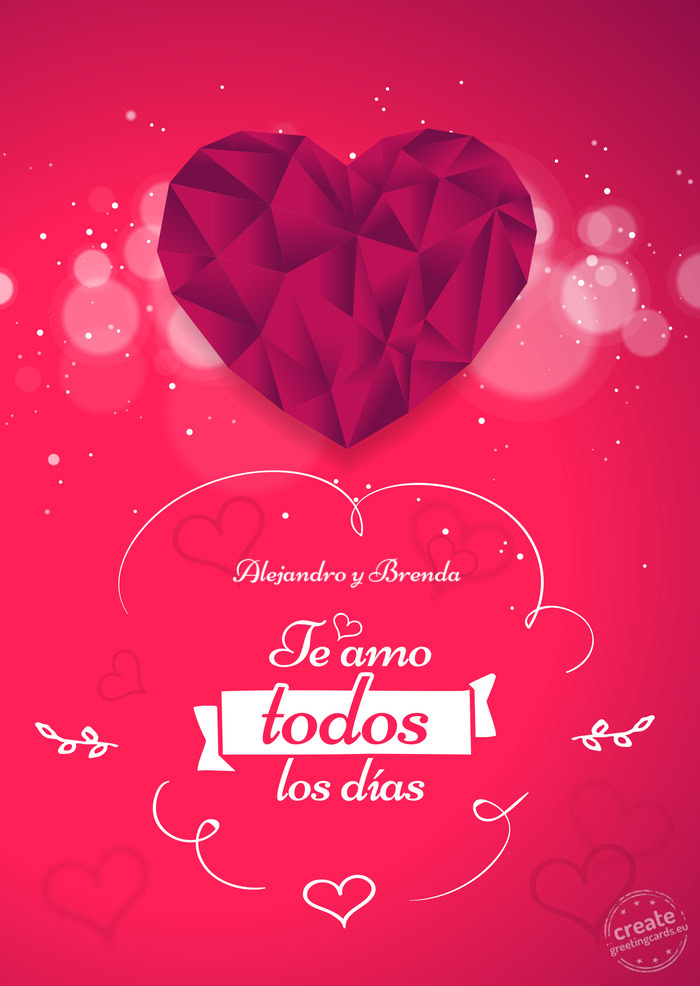 Alejandro y Brenda