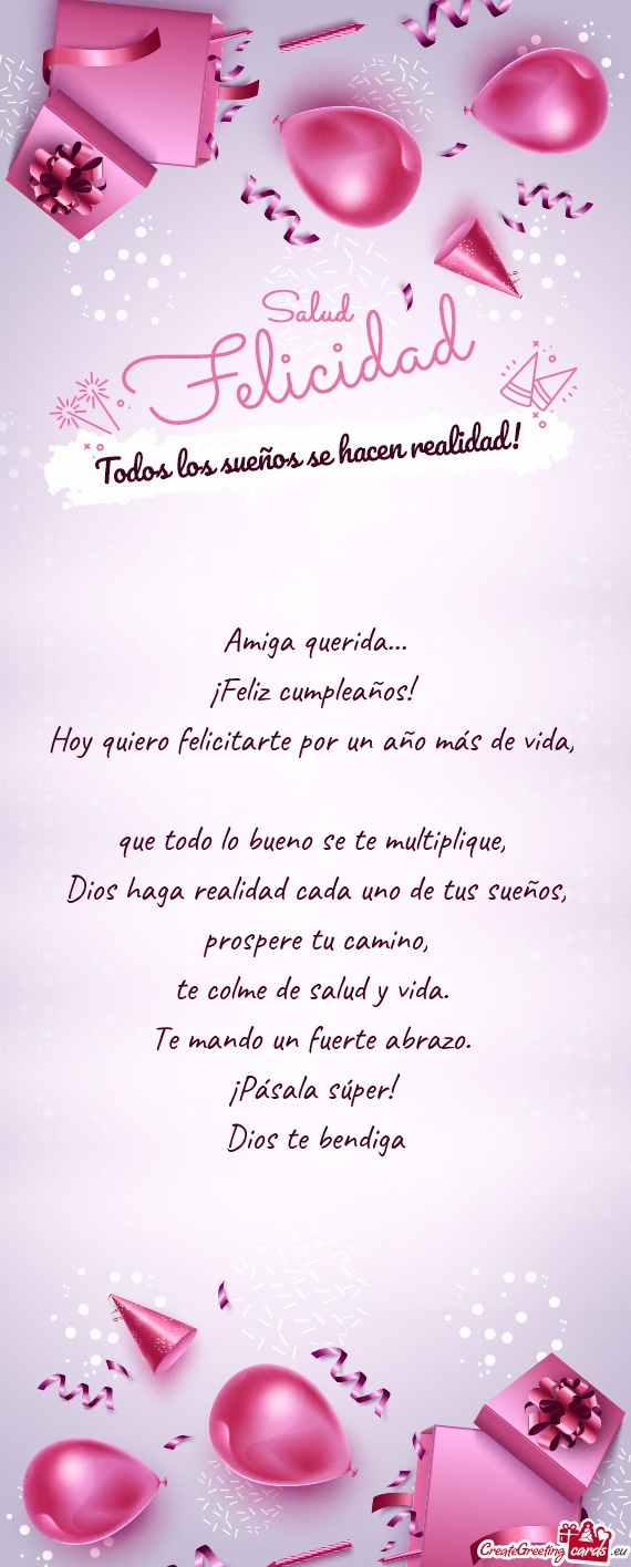 Amiga querida