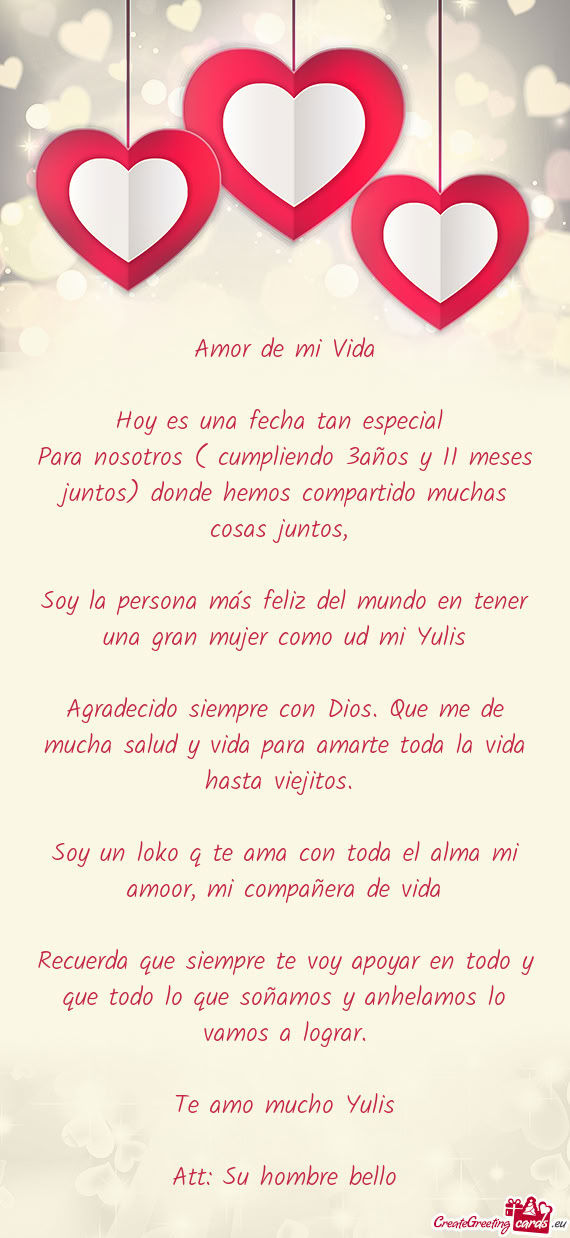 ♡ Amor de mi Vida ♡