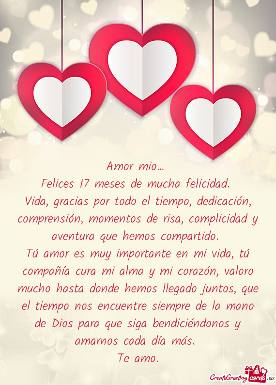 Amor mio…