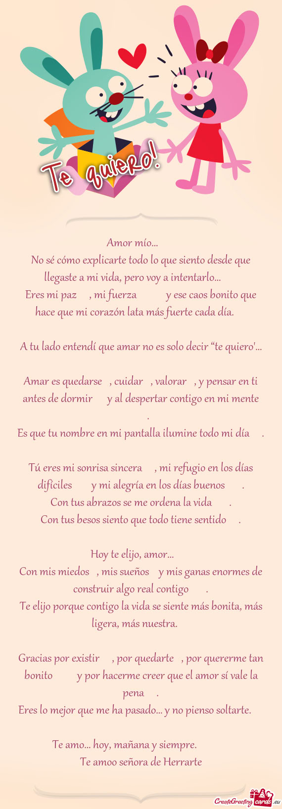 Amor mío… ❤️🌹