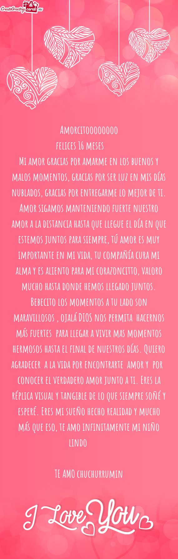 Amorcitoooooooo