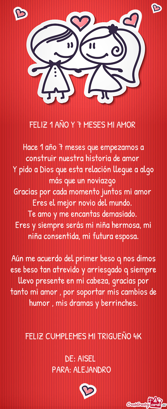 Aún me acuerdo del primer beso q nos dimos ese beso tan atrevido y arriesgado q siempre llevo prese