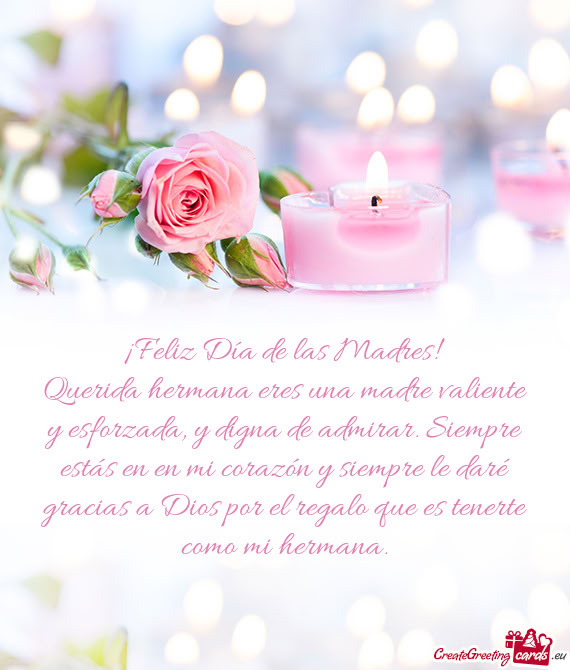 Azón y siempre le daré gracias a Dios por el regalo que es tenerte como mi hermana