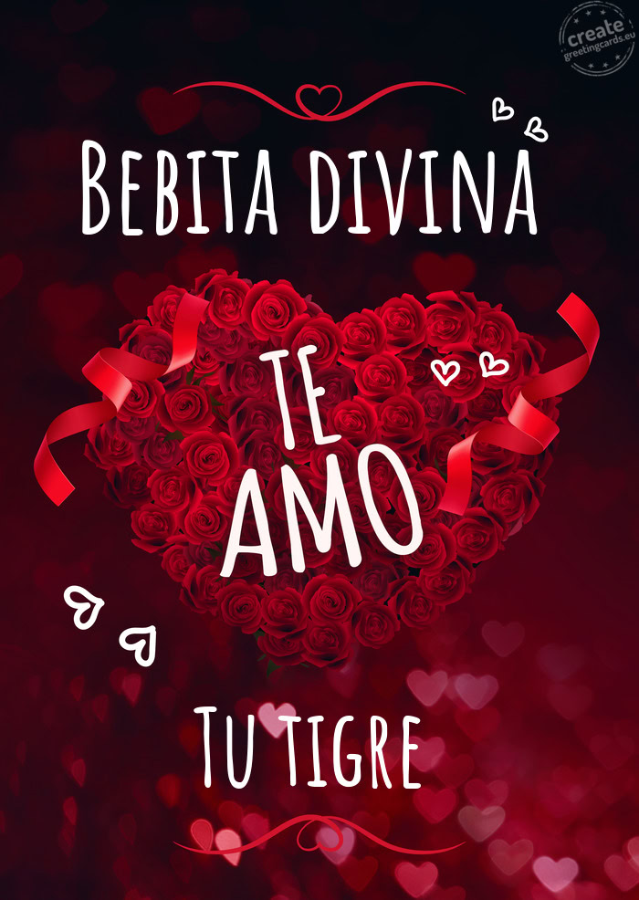 Bebita divina Tu tigre