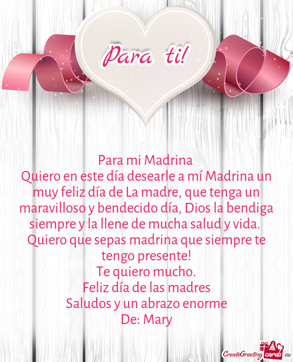 Bendecido día, Dios la bendiga siempre y la llene de mucha salud y vida