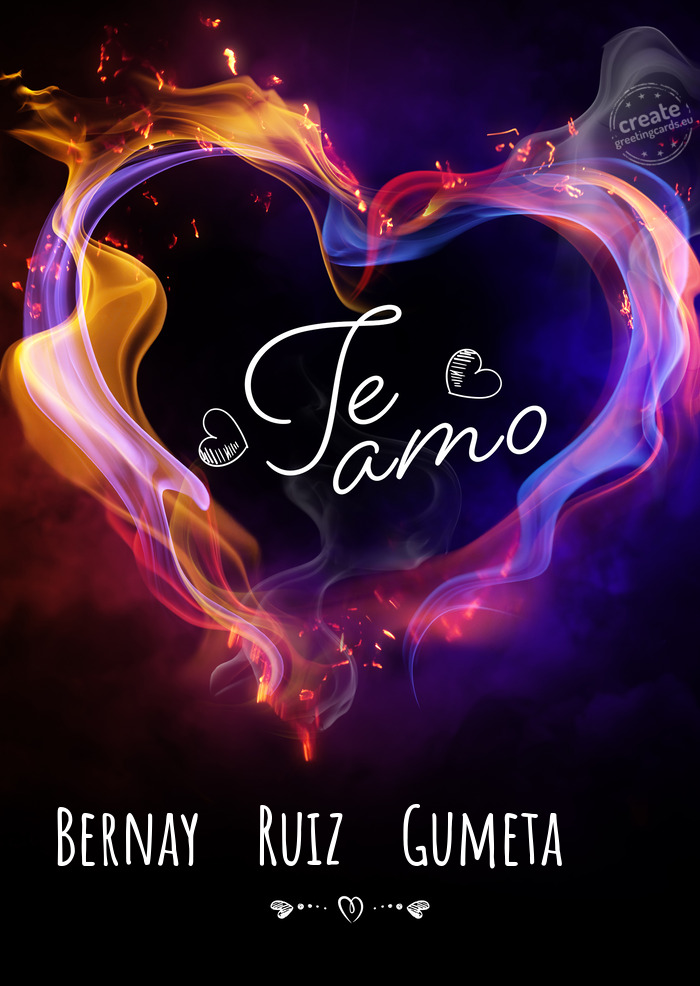 Bernay 🌹 Ruiz 👑 Gumeta ♥️