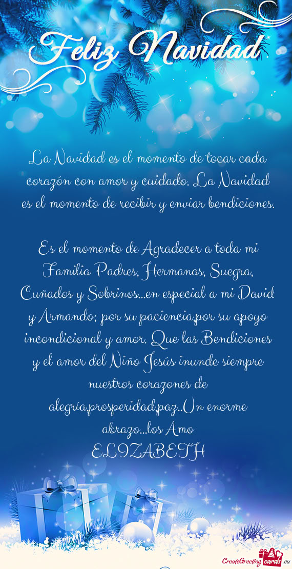 Bir y enviar bendiciones