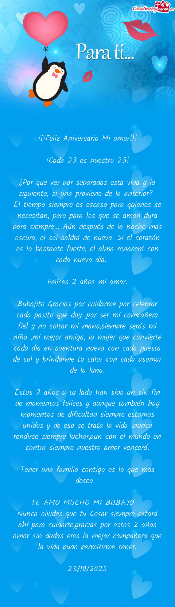 ¡Cada 23 es nuestro 23