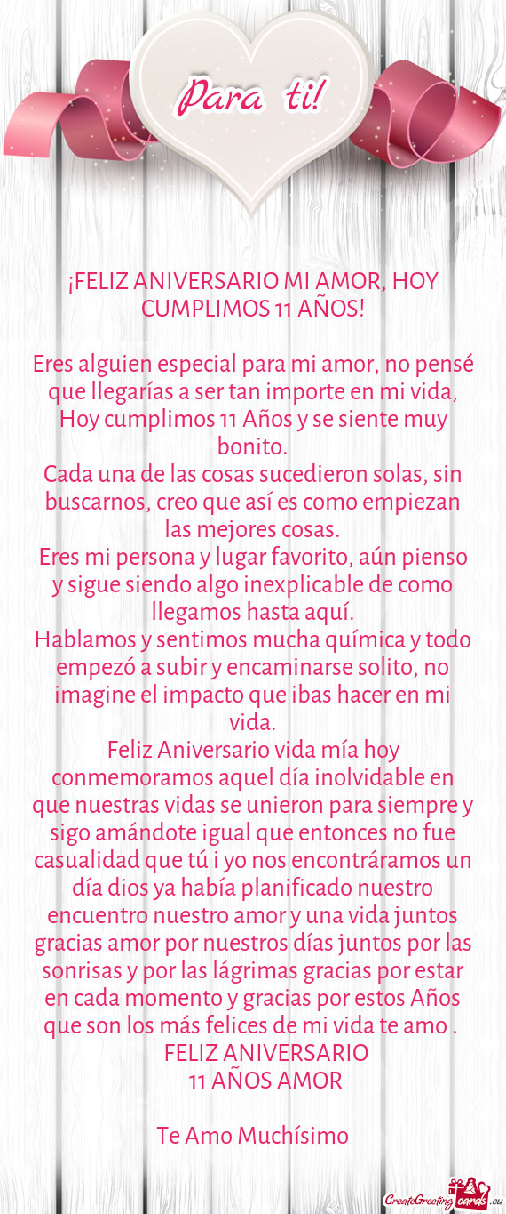 Cada una de las cosas sucedieron solas, sin buscarnos, creo que así es como empiezan las mejores co