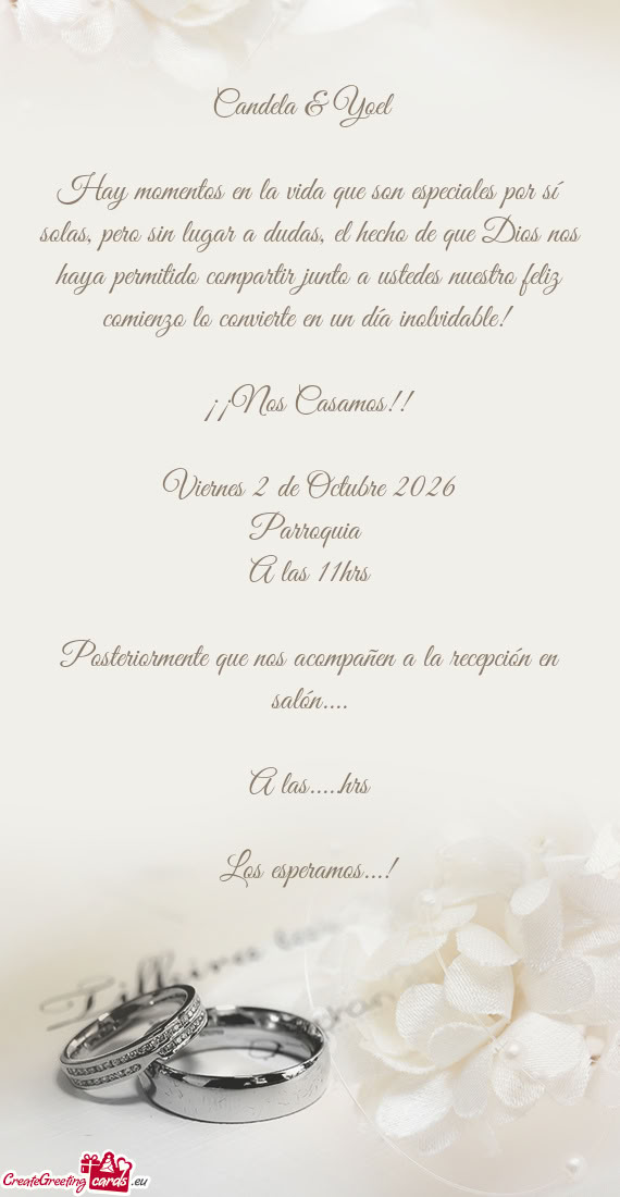 Candela & Yoel