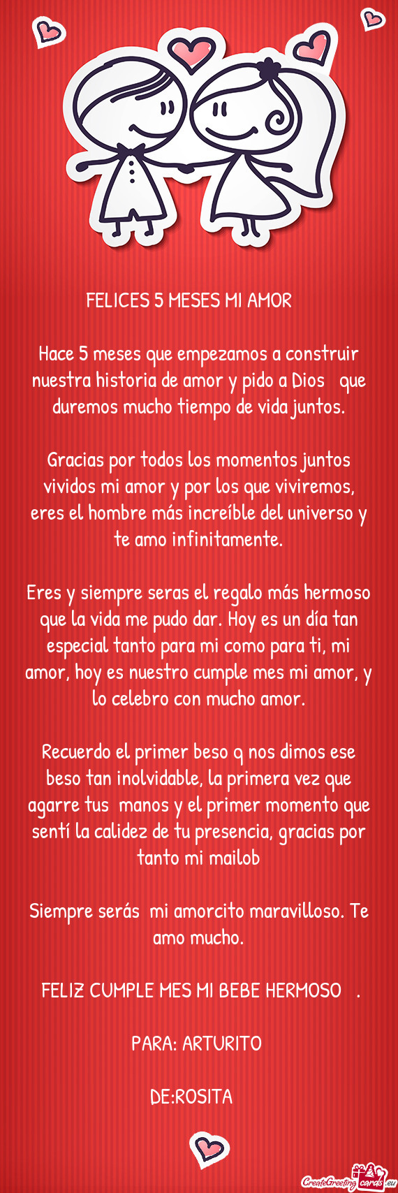 Cho tiempo de vida juntos