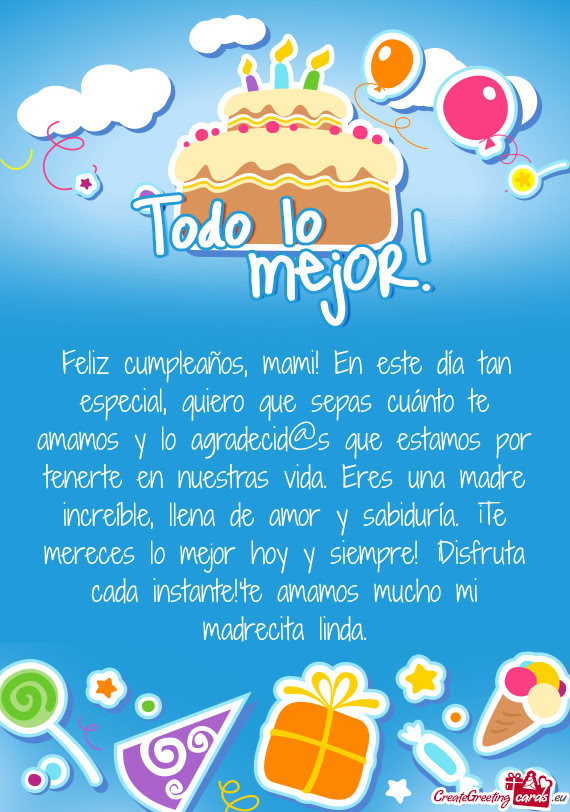Cid@s que estamos por tenerte en nuestras vida. Eres una madre increíble, llena de amor y sabidurí