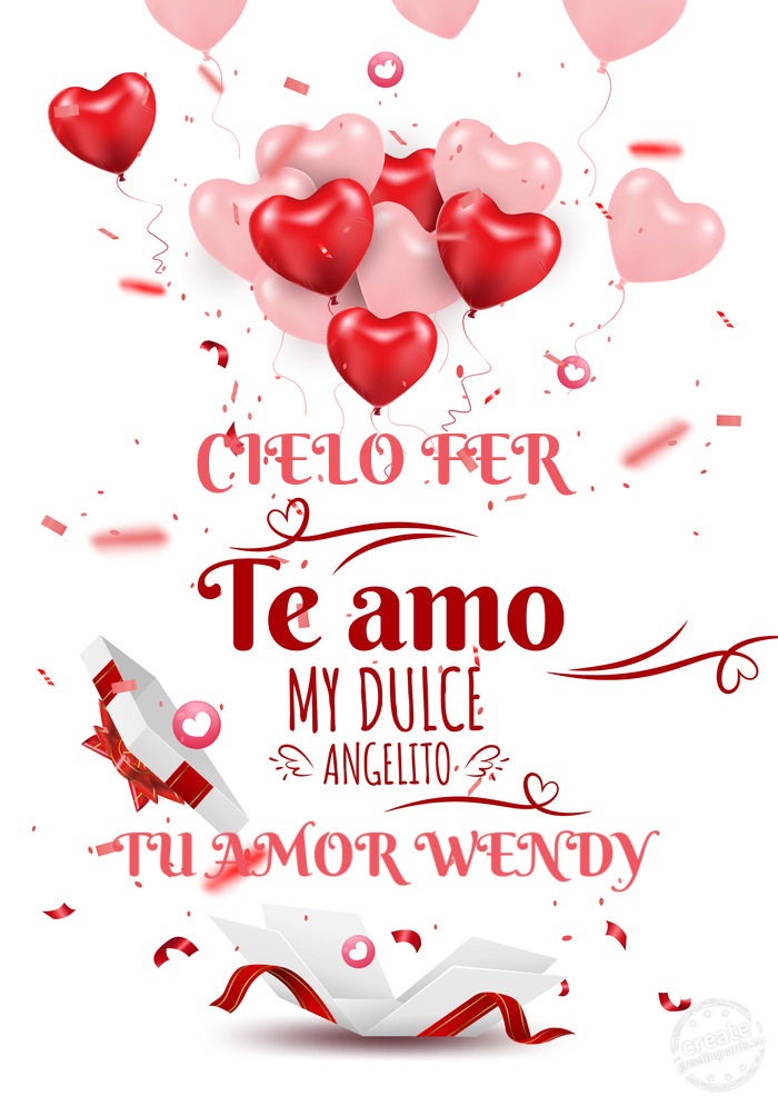 CIELO FER TU AMOR WENDY