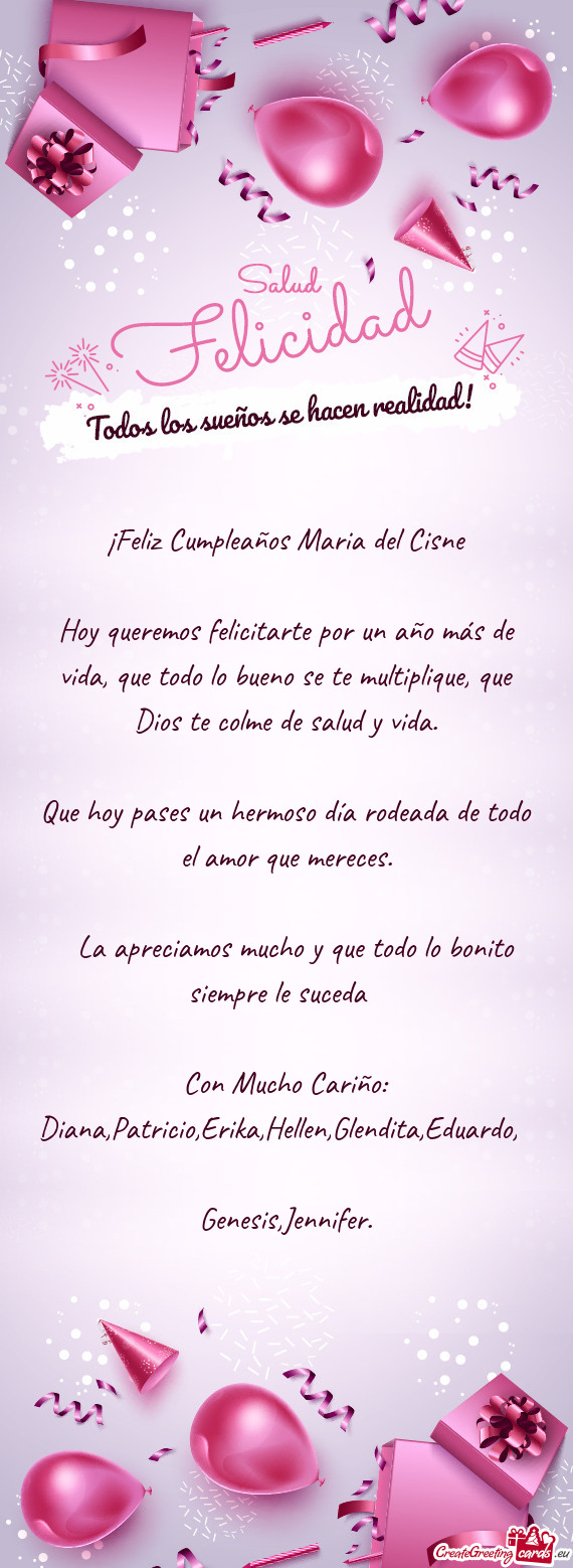 Colme de salud y vida
