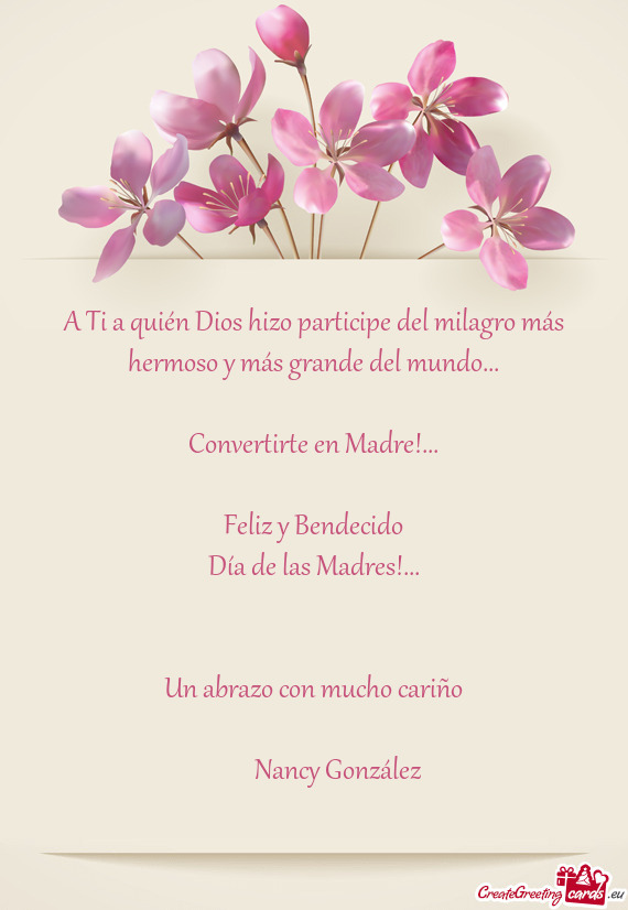 Convertirte en Madre