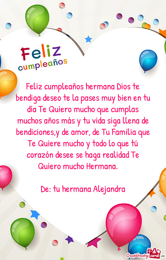 Cumplas muchos años más y tu vida siga llena de bendiciones,y de amor, de Tu Familia que Te Quiere