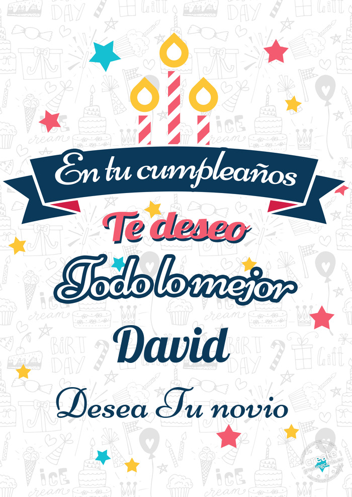 David Desea Tu novio