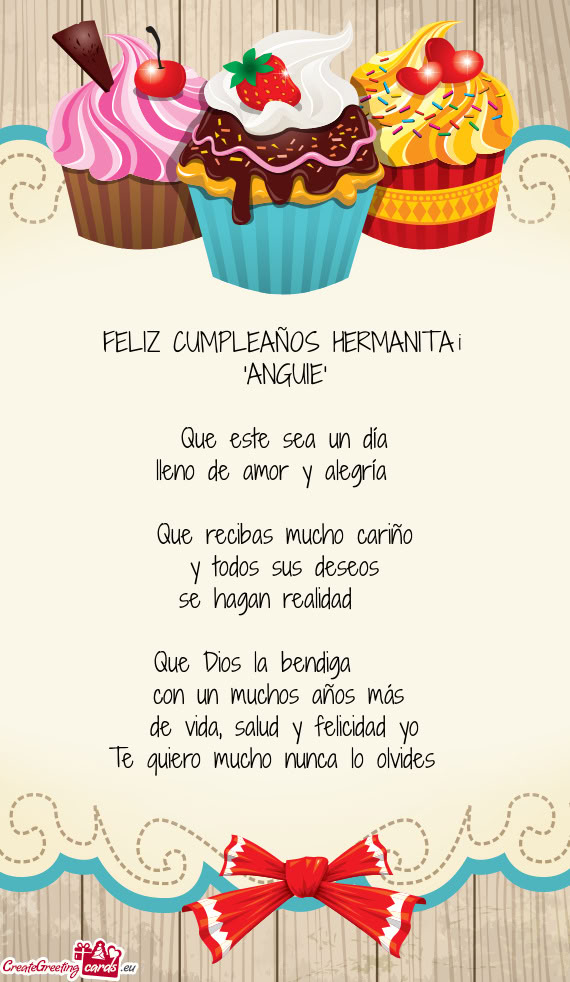 De vida, salud y felicidad yo