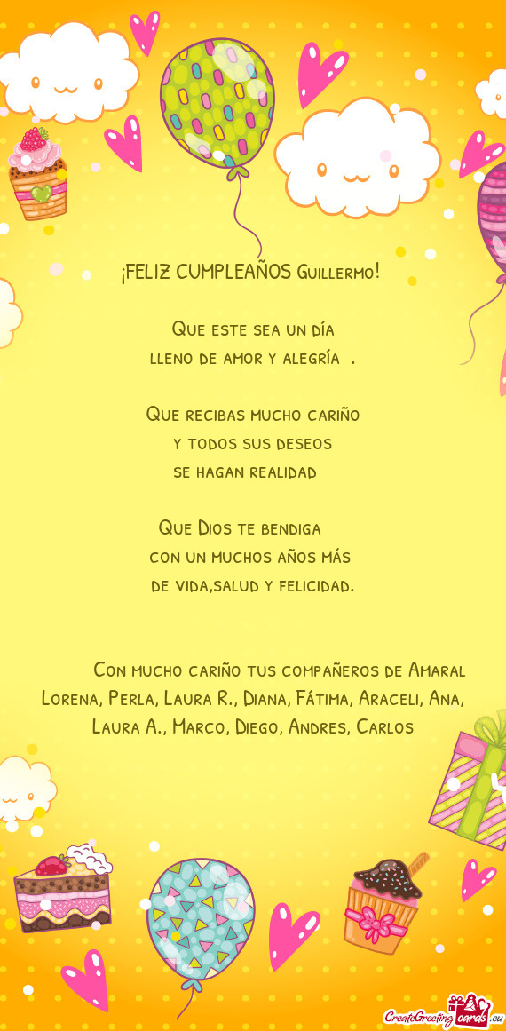 De vida,salud y felicidad