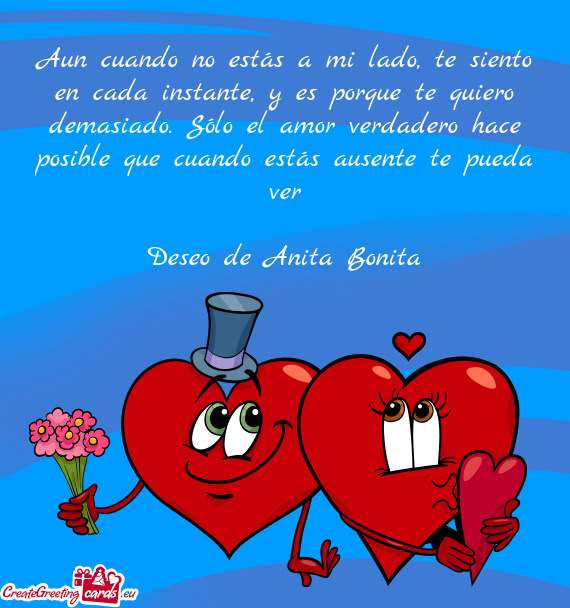 Deseo de Anita Bonita