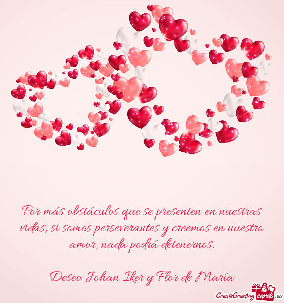 Deseo Johan Iker y Flor de María