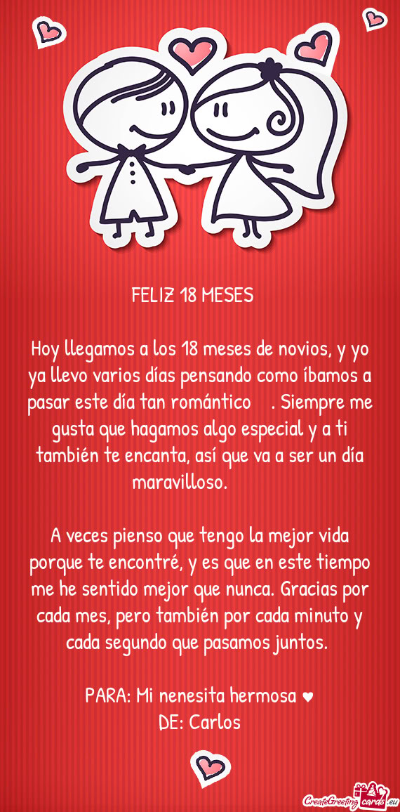 Día tan romántico❤️🫶🏻. Siempre me gusta que hagamos algo especial y a ti también te en