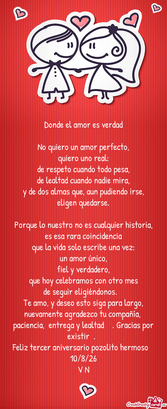 Donde el amor es verdad