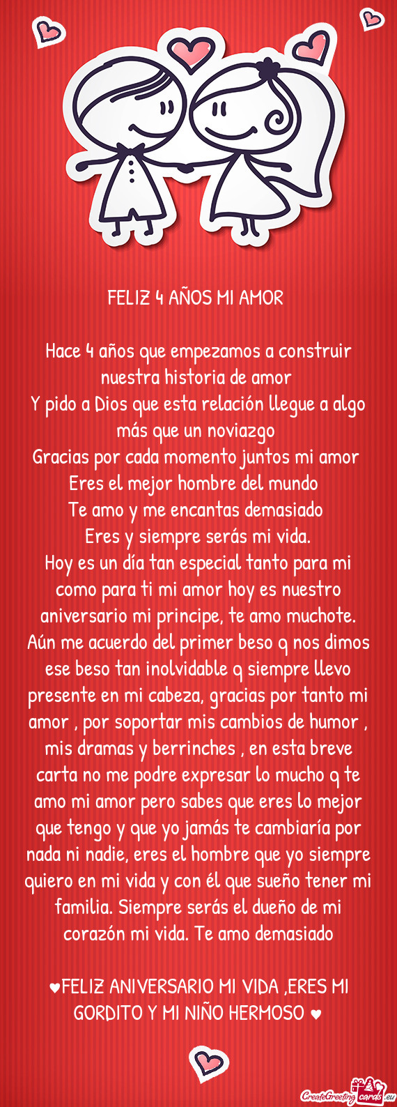 E, te amo muchote. Aún me acuerdo del primer beso q nos dimos ese beso tan inolvidable q siempre ll