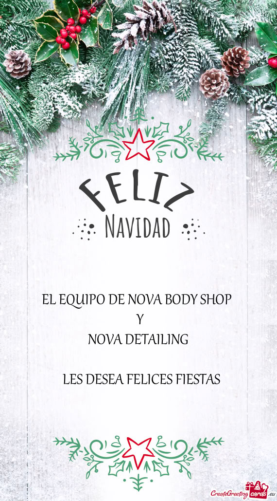 EL EQUIPO DE NOVA BODY SHOP