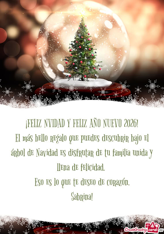 El más bello regalo que puedes descubrir bajo el árbol de Navidad es disfrutar de tu familia unida