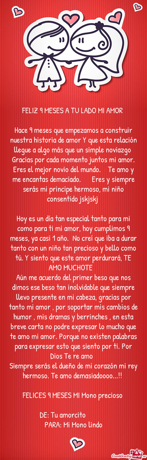 Eres el mejor novio del mundo.🌎❤️ Te amo y me encantas demaciado.🥺👉🏻👈🏻 Eres y