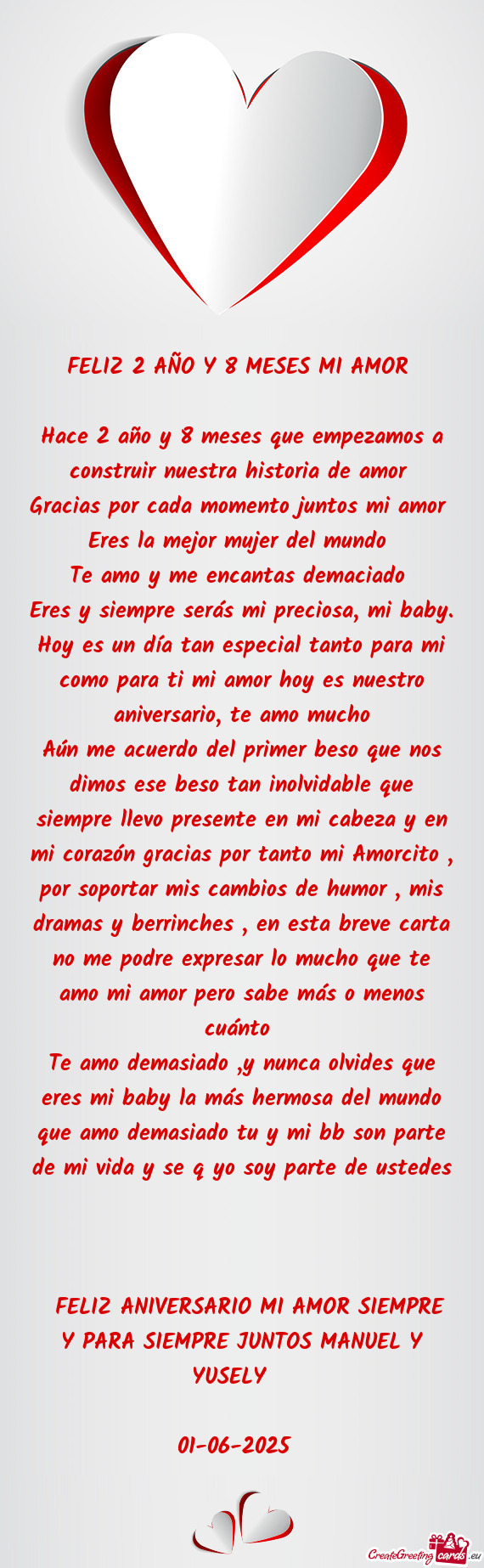 Eres la mejor mujer del mundo