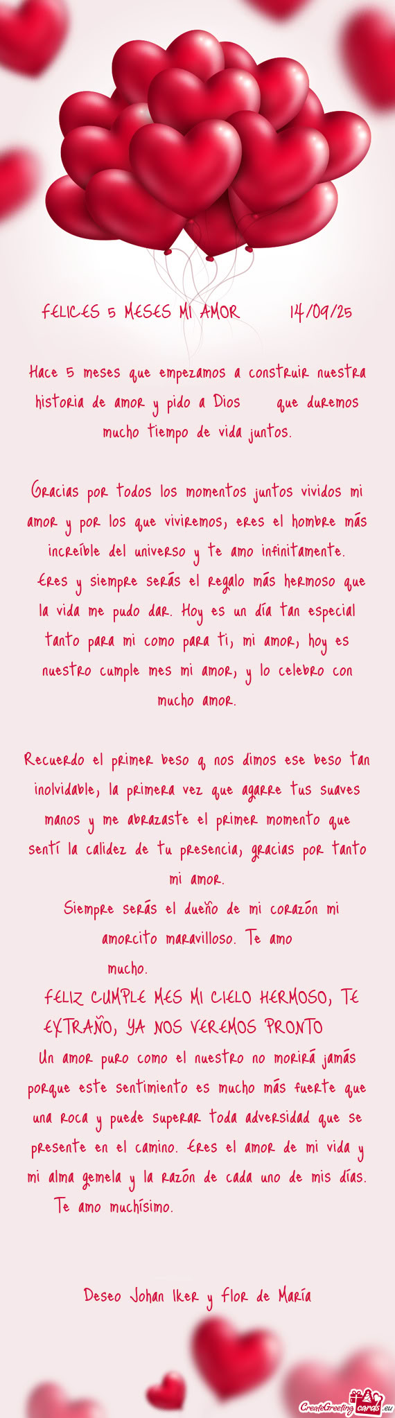 Eres y siempre serás el regalo más hermoso que la vida me pudo dar. Hoy es un día tan especial t