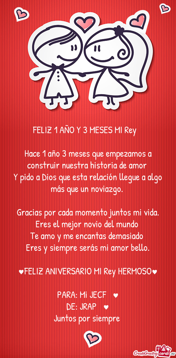 Eres y siempre serás mi amor bello