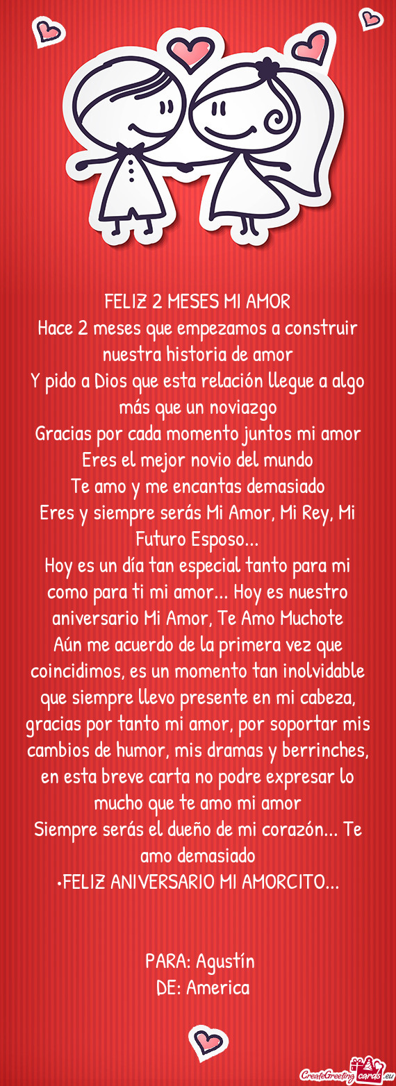 Eres y siempre serás Mi Amor, Mi Rey, Mi Futuro Esposo