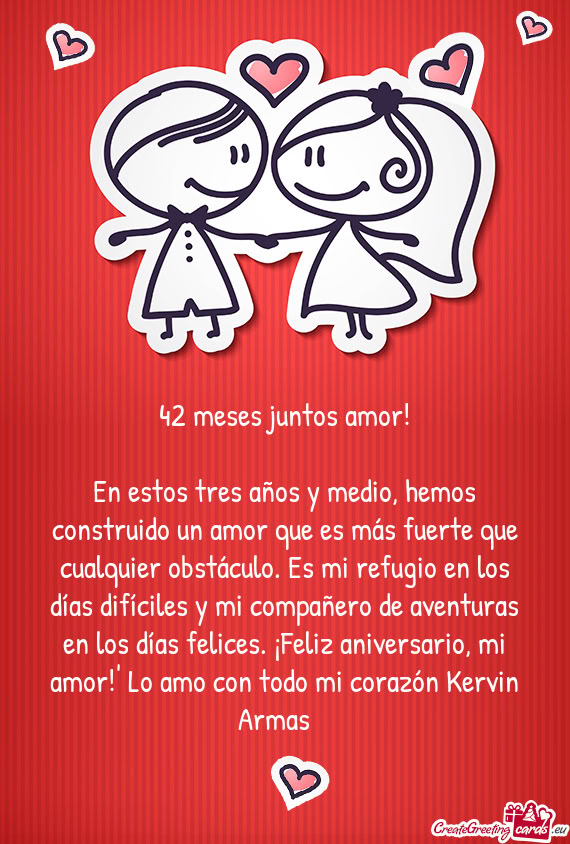 Ersario, mi amor!" Lo amo con todo mi corazón Kervin Armas ❤️