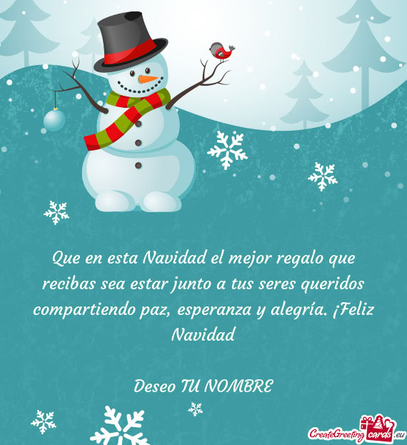 Esperanza y alegría