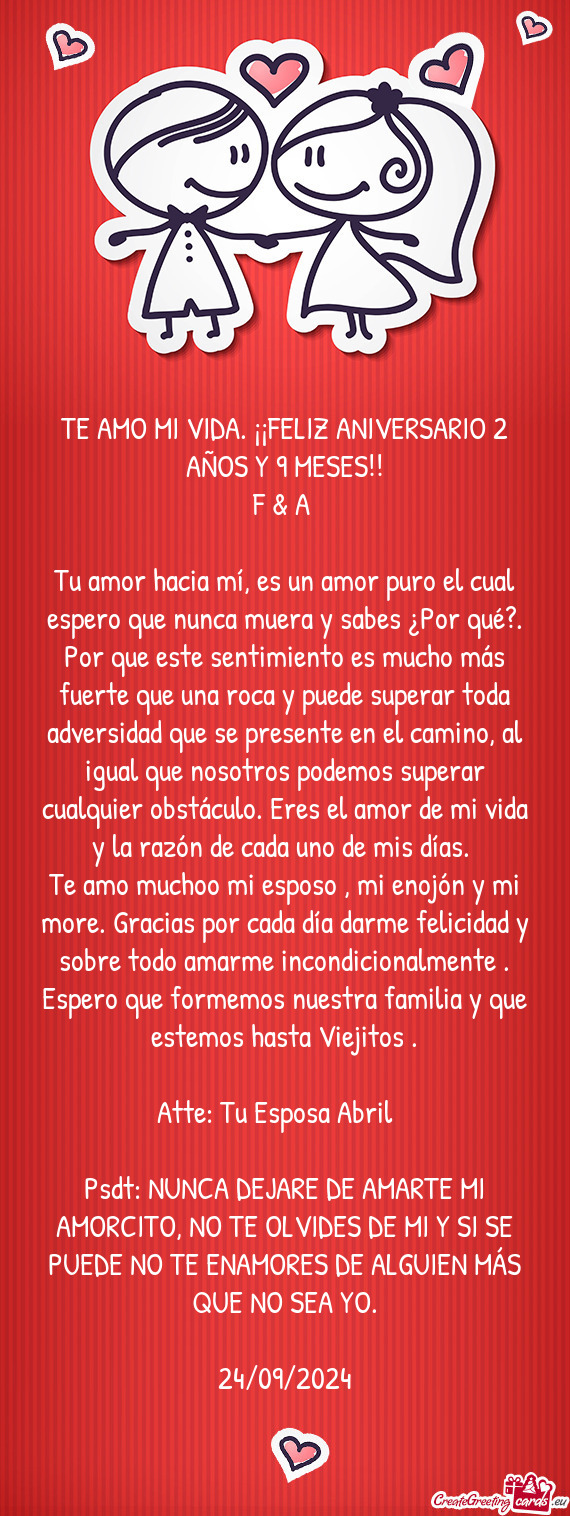 ❤️F & A ❤️