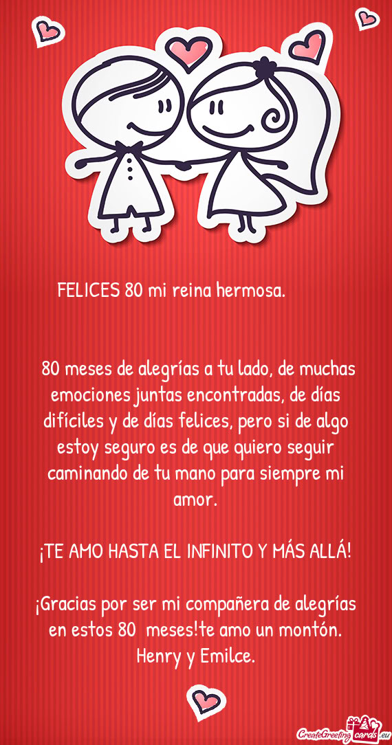 FELICES 80 mi reina hermosa.🤗🤗🤗👑👑👑👑🌹🌹🌹
