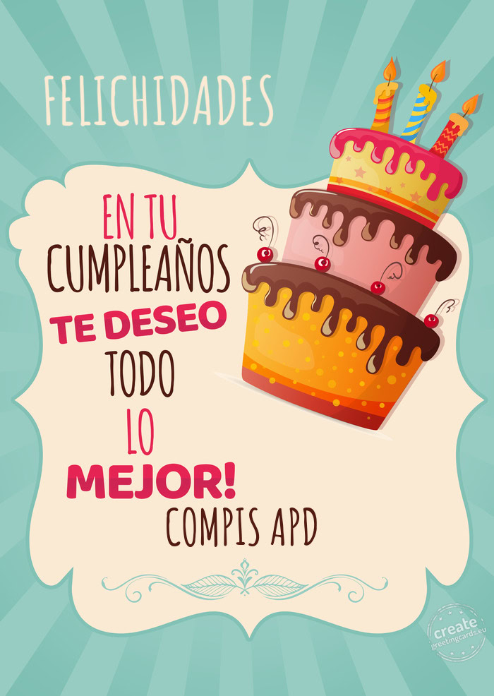 FELICHIDADES COMPIS APD