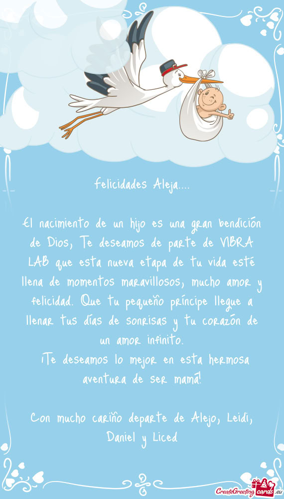 Felicidades Aleja