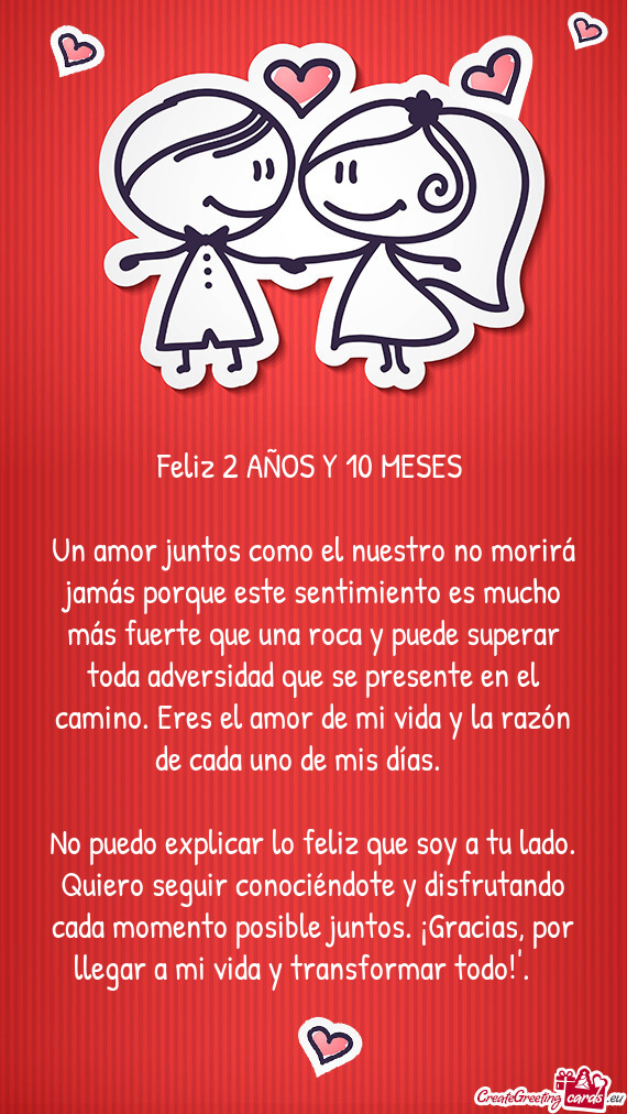🥰😍Feliz 2 AÑOS Y 10 MESES 😍🥰