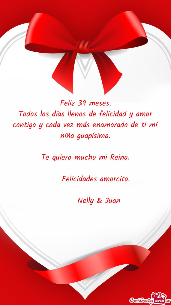 Feliz 39 meses