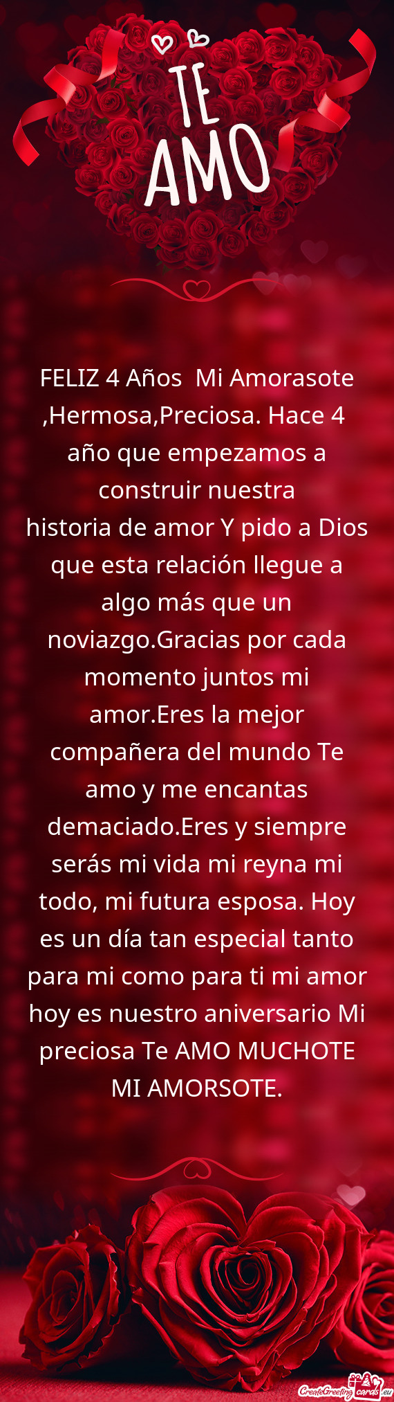 FELIZ 4 Años Mi Amorasote ,Hermosa,Preciosa. Насе 4