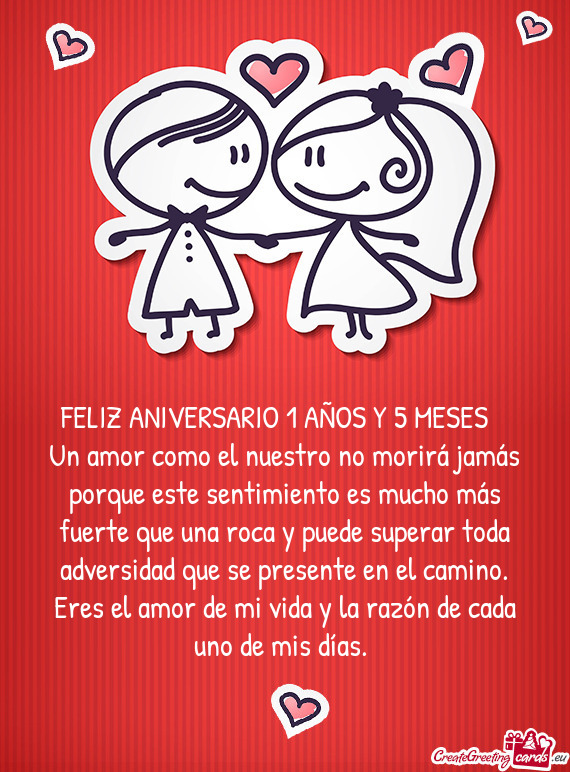 FELIZ ANIVERSARIO 1 AÑOS Y 5 MESES 💜🥹